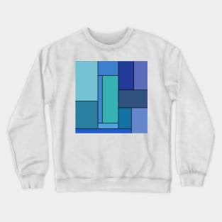 retro abstract geometrical art pattern Crewneck Sweatshirt